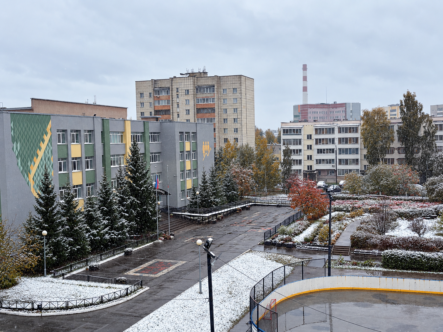 Первый снег пришел в Елабугу 3 октября